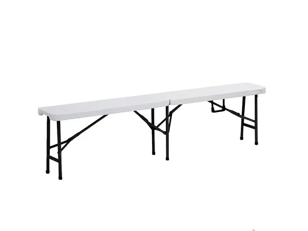 Banc PVC pliant 183 cm pour réception, location en Loire-Atlantique
