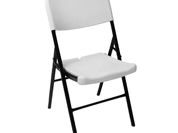 Chaise PVC pliante blanche de réception, location à l'unité à Nantes